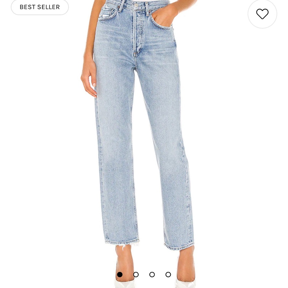 Agolde 90's Mid Rise Loose Fit in Snapshot